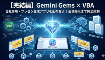 GeminiGem×NotebookLM×VBA